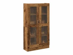 vidaxl Aparador madera ingeniería madera envejecida 82,5x30,5x150 cm