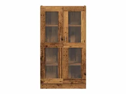 vidaxl Aparador madera ingeniería madera envejecida 82,5x30,5x150 cm