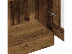 vidaxl Aparador madera ingeniería madera envejecida 82,5x30,5x150 cm
