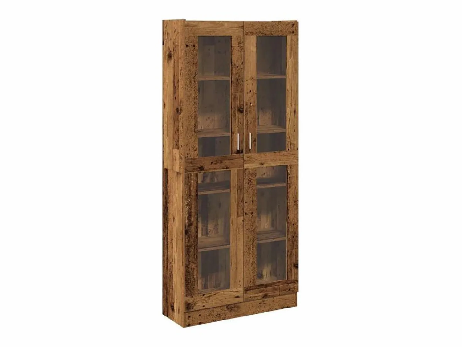 vidaxl Aparador madera ingeniería madera envejecida 82,5x30,5x185 cm