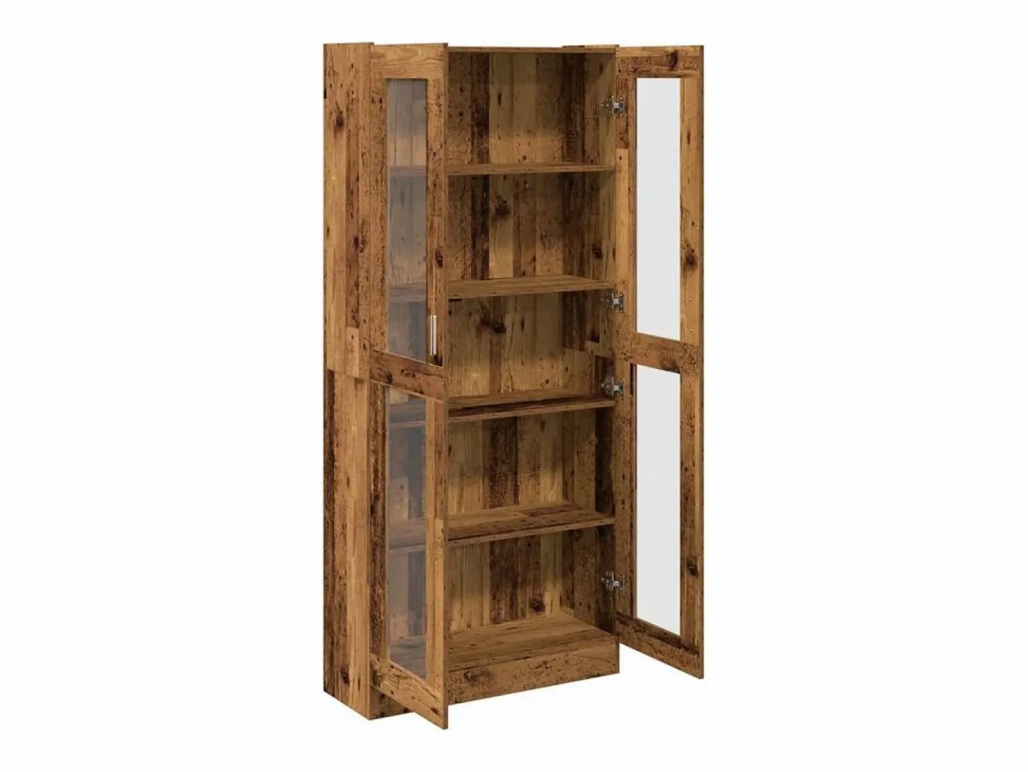vidaxl Aparador madera ingeniería madera envejecida 82,5x30,5x185 cm