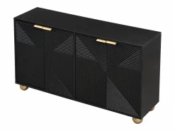 Sale ModernLuxe Aparador moderno - 2 puertas con estantes ajustables - Negro