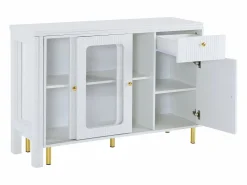 Hot Aparador moderno con tapa giratoria retráctil - varios espacios de almacenamiento - MDF - Mueble Bar