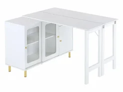 Hot Aparador moderno con tapa giratoria retráctil - varios espacios de almacenamiento - MDF - Mueble Bar
