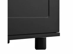 Online Hauss Spole Aparador con 3 puertas - estantes regulables - madera MDF y PB Negro