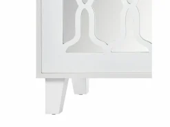 Hauss Spole Aparador 160x40x84cm con 4 puertas con espejo, cuerpo lacado en