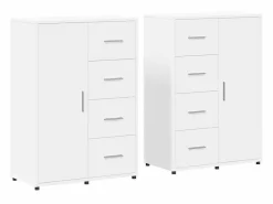 vidaxl Aparadores 2 unidades madera de ingeniería 60x31x84 cm