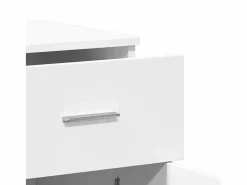 New vidaxl Aparadores 2 unidades madera de ingeniería 79x38x80 cm Blanco
