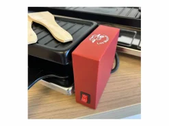 Clearance Aparato para Raclette + Grill 800W para 4 Personas - Superficie Antiadherente 50 cm, Sartenes Cool Touch Pequeño Electrodoméstico