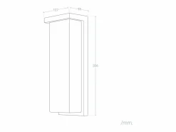 Online Ledkia Aplique de Pared Exterior LED 22W Aluminio Tyron 4000K Blanco Neutro Negro