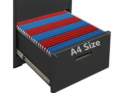 Clearance Archivador Antracita 46x62x72,5 cm Acero Marru00f3n