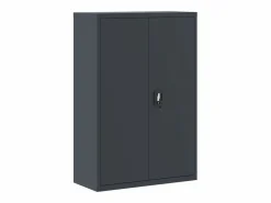 Clearance Archivador antracita 90x40x140 cm acero Armario Oficina