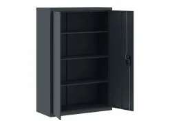 Clearance Archivador antracita 90x40x140 cm acero Armario Oficina