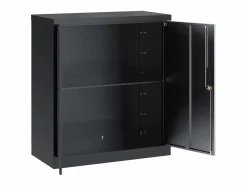 Archivador antracita 79x40x90 cm acero