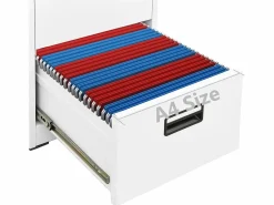 New Archivador 46x62x133 cm Acero Blanco