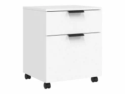 Online Archivador con ruedas madera contrachapada 45x38x54 cm ES641352 Blanco