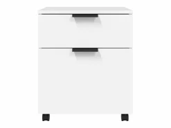 Online Archivador con ruedas madera contrachapada 45x38x54 cm ES641352 Blanco