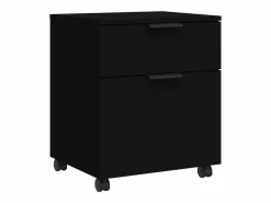 Outlet Archivador con ruedas madera contrachapada 45x38x54 cm ES895519 Armario Oficina
