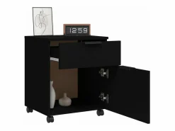 Outlet Archivador con ruedas madera contrachapada 45x38x54 cm ES895519 Armario Oficina