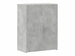 Clearance Archivador de madera de ingeniería de color hormigón Gris