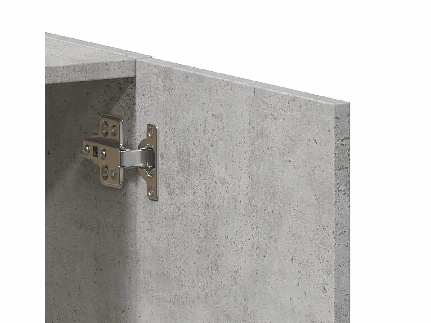 Clearance Archivador de madera de ingeniería de color hormigón Gris