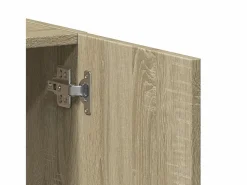 Clearance Archivador de madera de ingeniería de roble Sonoma Marru00f3n