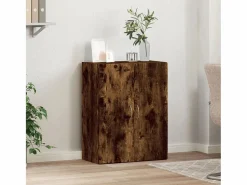 Archivador de madera de ingeniería de roble ahumado