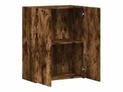 Archivador de madera de ingeniería de roble ahumado