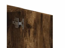 Archivador de madera de ingeniería de roble ahumado