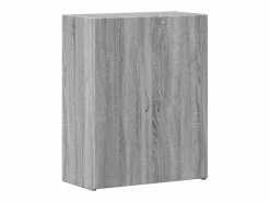 Sale Archivador de madera de ingeniería Sonoma Gris