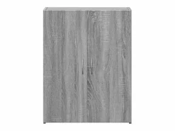 Sale Archivador de madera de ingeniería Sonoma Gris