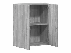 Sale Archivador de madera de ingeniería Sonoma Gris
