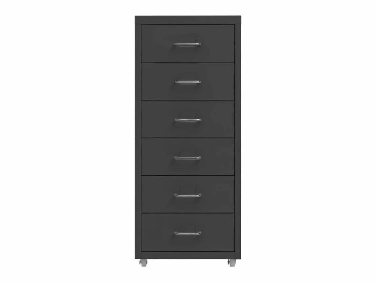 Discount Archivador Móvil Antracita 28x41x69 cm Metal Armario Oficina