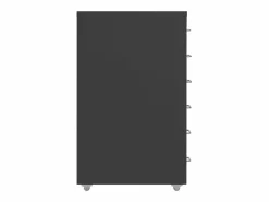 Discount Archivador Móvil Antracita 28x41x69 cm Metal Armario Oficina