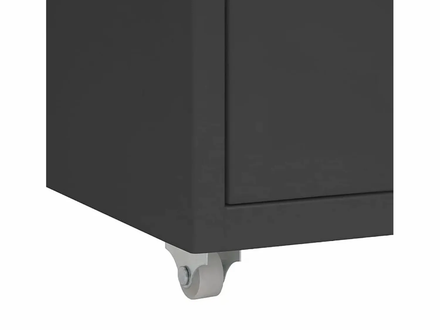 Discount Archivador Móvil Antracita 28x41x69 cm Metal Armario Oficina