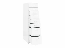 Archivador Móvil 28x41x109 cm Metal Armario Oficina