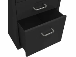 Clearance Archivador Móvil 28x41x69 cm Metal Negro