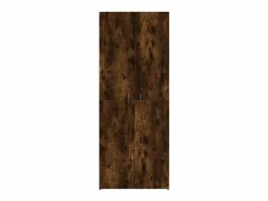 Clearance Archivador roble ahumado 60x32x153 cm madera de ingeniería Marru00f3n