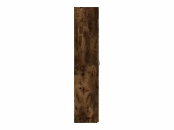Clearance Archivador roble ahumado 60x32x153 cm madera de ingeniería Marru00f3n