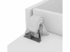 ModernLuxe Archivador 52x50x75 cm - con ruedas - 2 cajones - correderas individuales -
