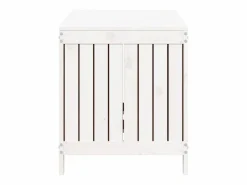 Clearance Arcón de jardín 121x55x64 cm Madera de pino Armario De Jardín