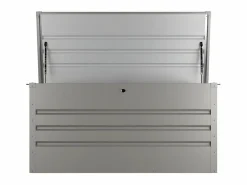 Vente-unique Arcón de jardín de acero galvanizado volumen 400L - TOMASO