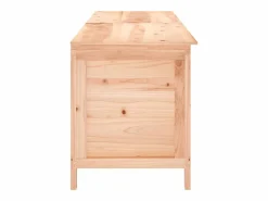 Discount vidaxl Arcón de jardín madera maciza abeto 198,5x50x56,5 cm Color natural claro
