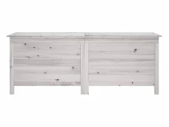 vidaxl Arcón de jardín madera maciza abeto 150x50x56,5 cm