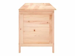 Online vidaxl Arcón de jardín madera maciza abeto 150x50x56,5 cm Color natural claro