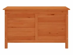 Clearance vidaxl Arcón de jardín madera maciza abeto 99x49,5x58,5 cm Color natural claro