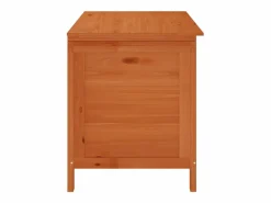 Clearance vidaxl Arcón de jardín madera maciza abeto 99x49,5x58,5 cm Color natural claro