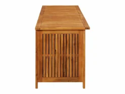 Arcón de jardín 200x50x58 cm Madera maciza de acacia