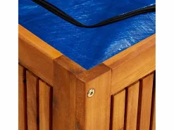 Online Arcón de jardín 150x50x58 cm Madera maciza de acacia Armario De Jardín