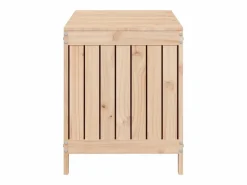 Outlet Arcón de jardín 115x49x60 cm Madera maciza de pino Armario De Jardín